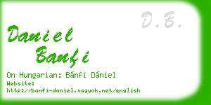 daniel banfi business card