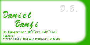 daniel banfi business card